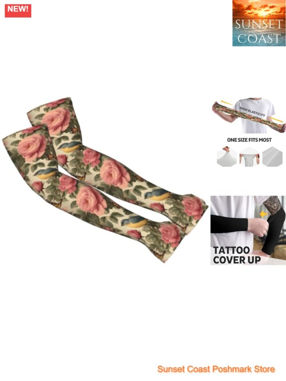 Gardening Arm Sleeves UPF Protection Thumb Hole